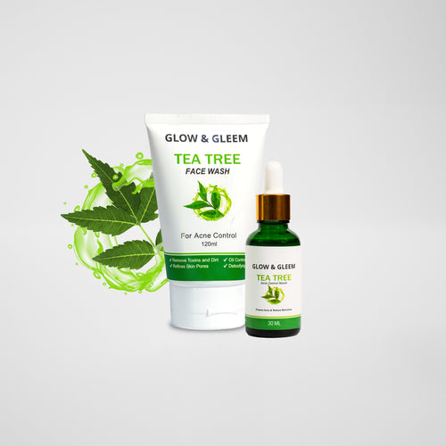 Tea Tree Brightening Combo: Face Wash 120ml & Vitamin C Serum 30ml
